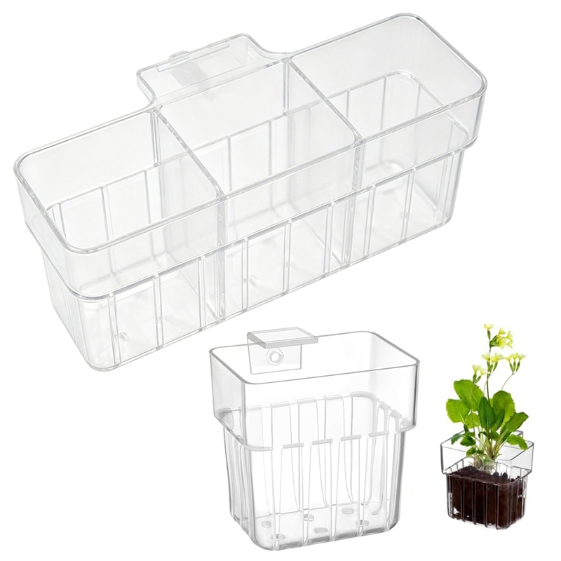 Aquarium Transparent Hydroponi - Aquarium Planted Wall ulasan dan harga
