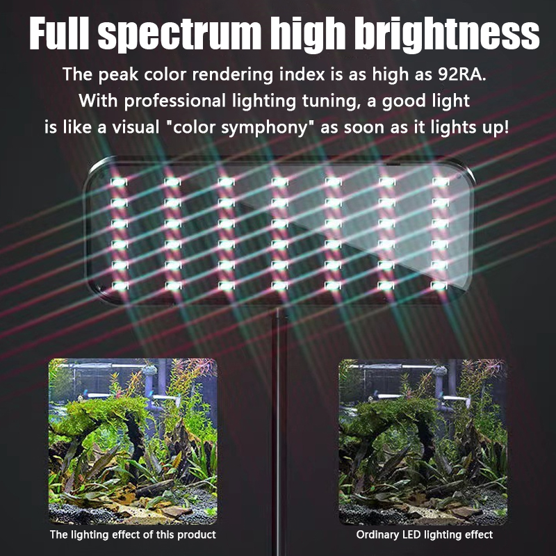 13W LED Lamp Aquarium Decorati - Aquarium Plant Light Spectrum ulasan dan harga