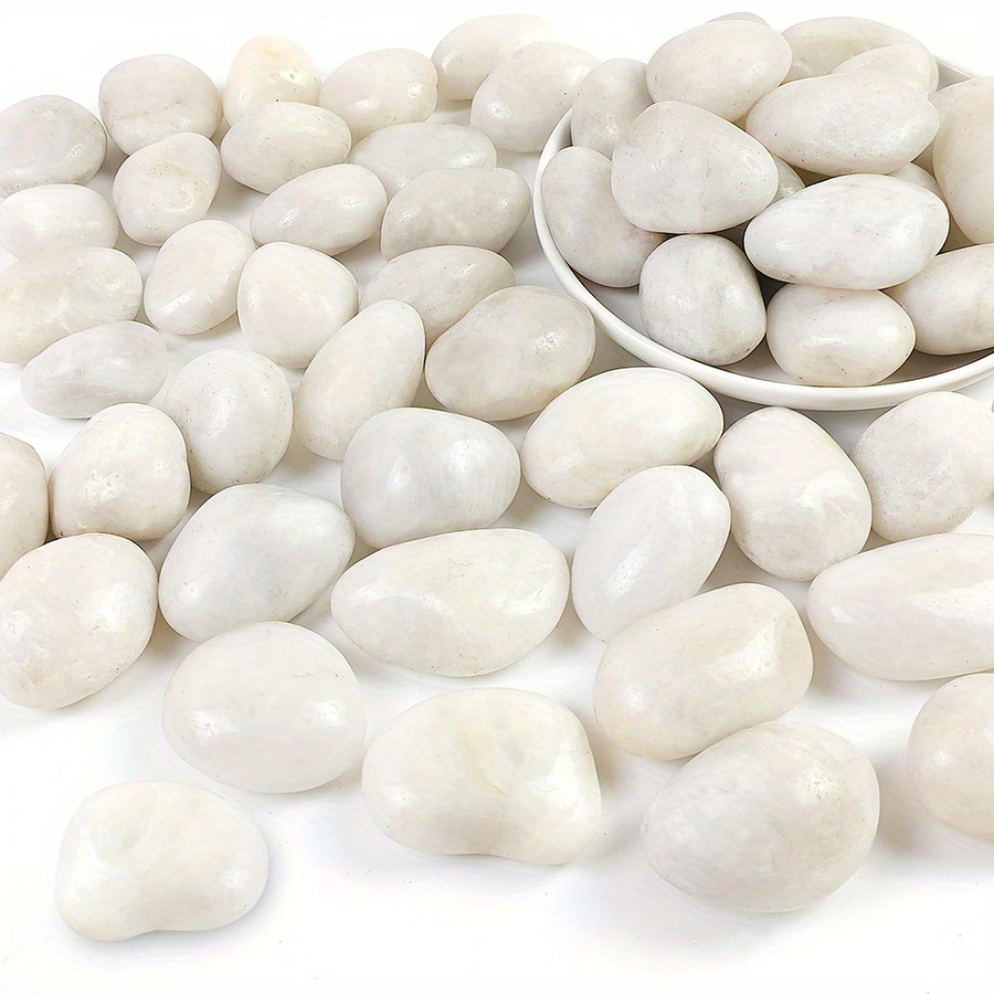 400g White Polished Natural Ri - Aquarium Sand White ulasan dan harga