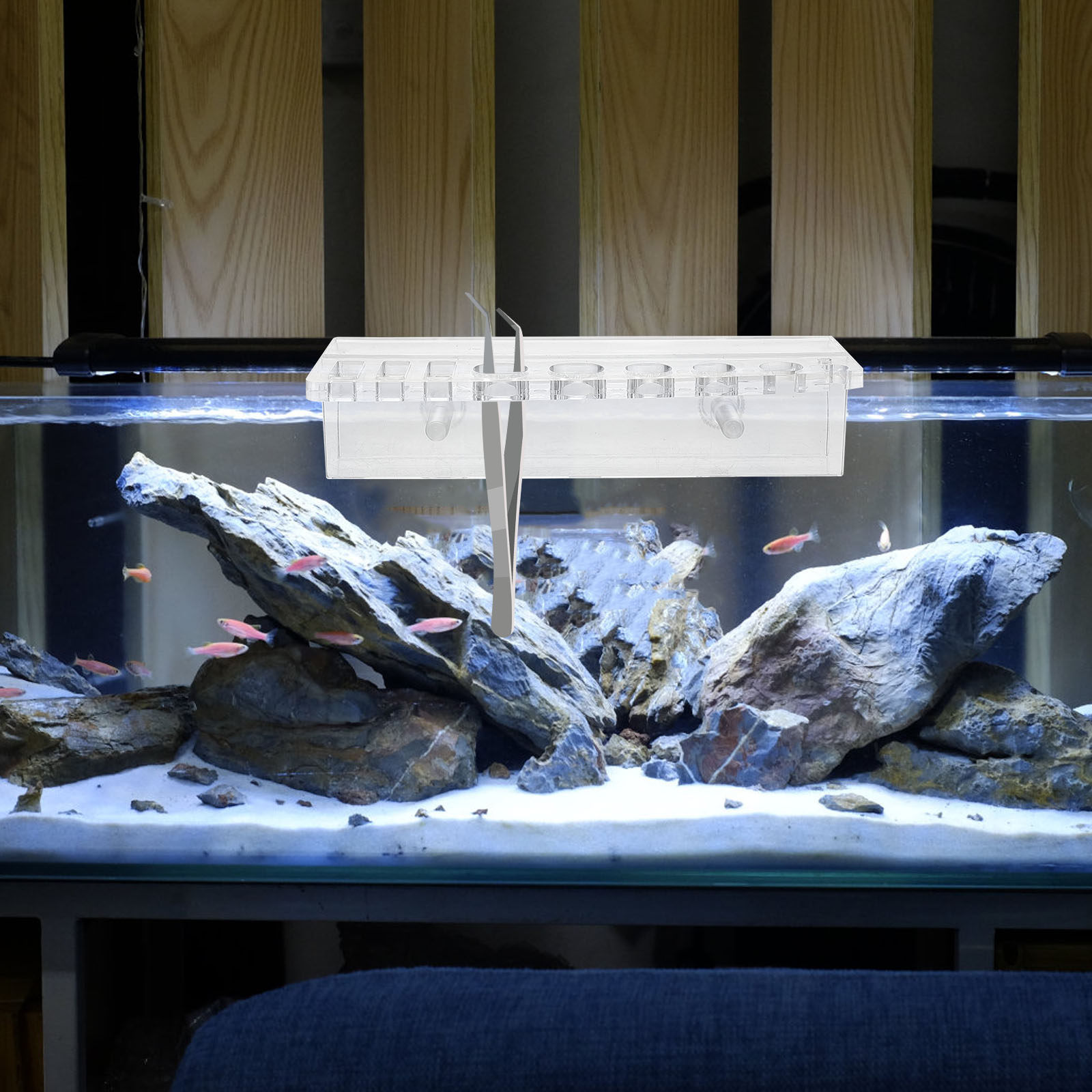 Aquarium Tool Holder Acrylic F - Aquarium Planted Wall ulasan dan harga