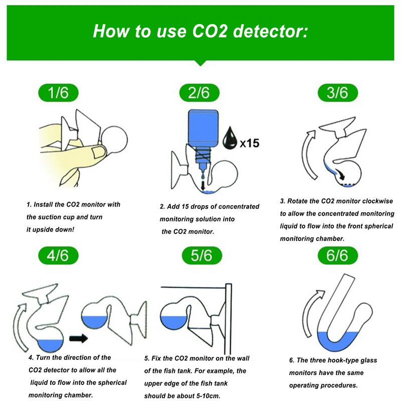 Aquarium CO2 Indicator Solutio - Planted Aquarium Ph ulasan dan harga