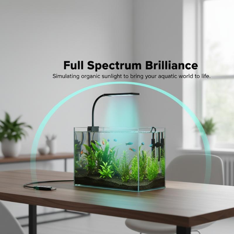USB Aquarium Clip Light Flexib - Aquarium Plant Light Spectrum ulasan dan harga