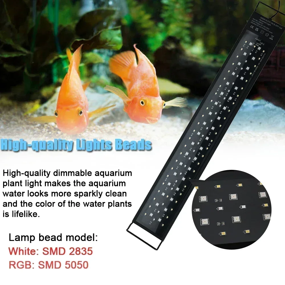 IP68 Waterproof Aquarium LED L - Aquarium Plant Light Spectrum ulasan dan harga