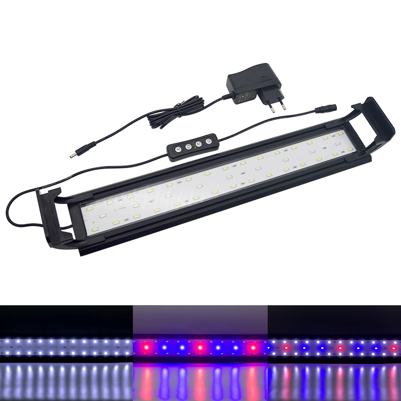 Aquarium LED Light for 16-64CM - Aquarium Plant Light Spectrum ulasan dan harga