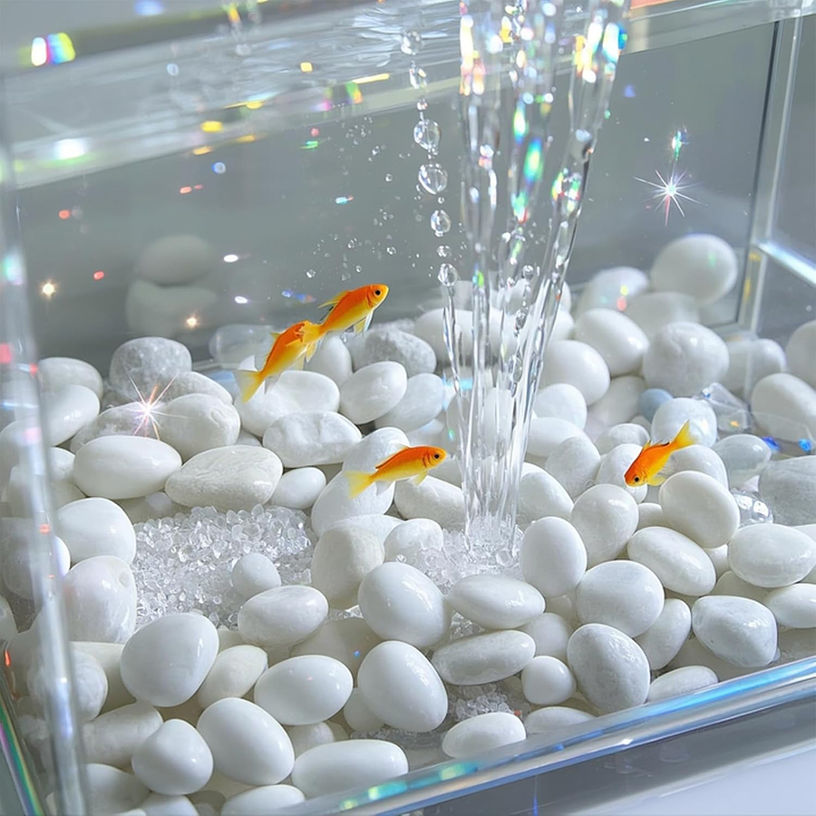 400g Aquarium Decor Set Stacka - Aquarium Sand White ulasan dan harga