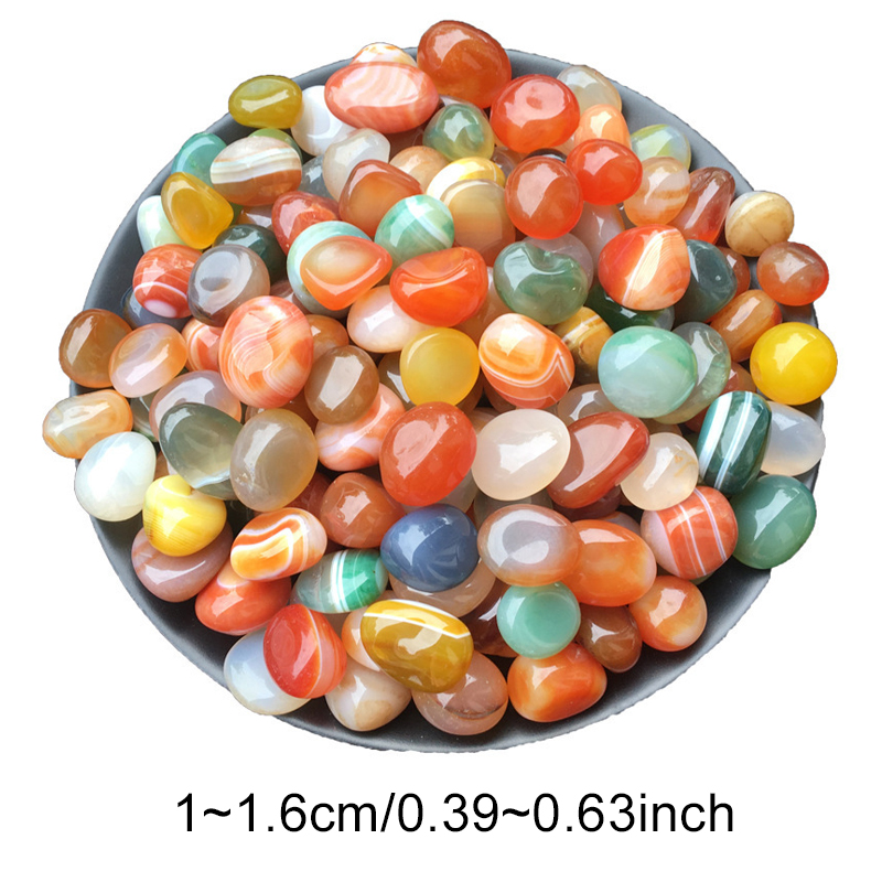 500g Colorful Pebbles 1~1.6cm  - Planted Aquarium Air Stone ulasan dan harga