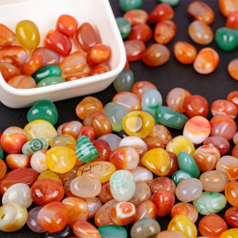 500g Colorful Pebbles 1~1.6cm  - Planted Aquarium Air Stone ulasan dan harga