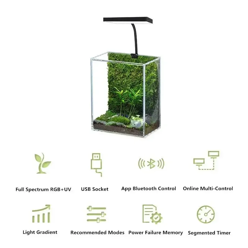 WEEK AQUA Mag Pro USB Nano Aqu - Aquarium Plant Light Spectrum ulasan dan harga