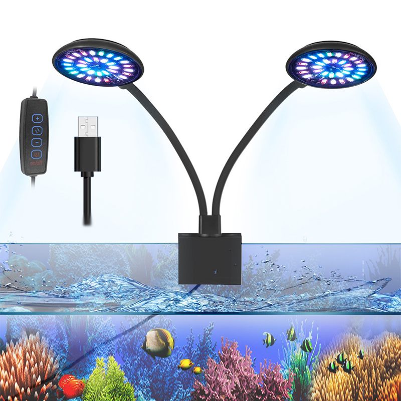 USB Aquarium LED Light Fish Ta - Aquarium Plant Light Spectrum ulasan dan harga