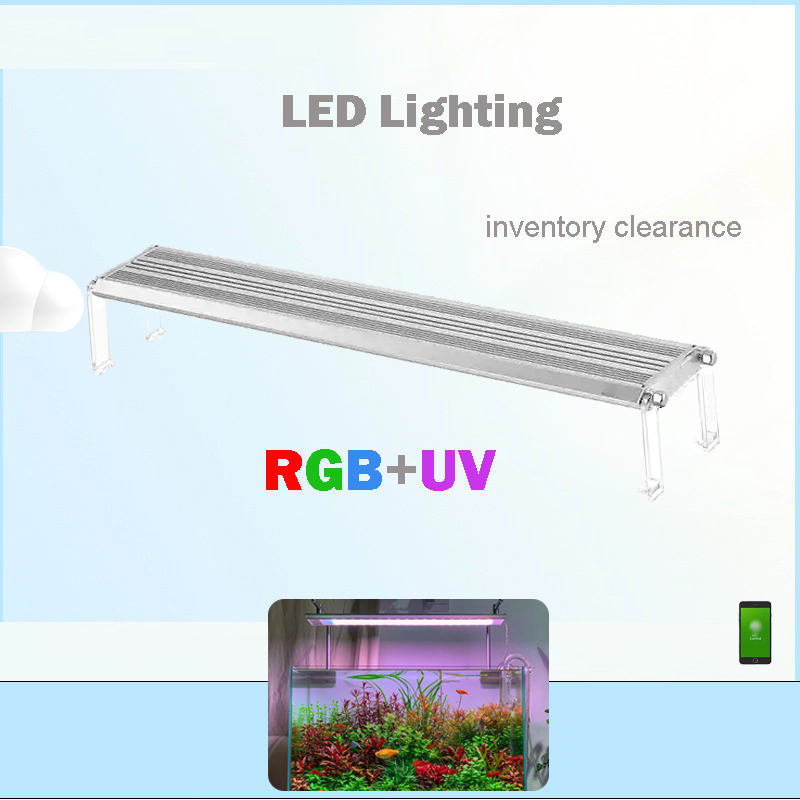 Led Lighting 60cm 80cm 90cm RG - Planted Aquarium Uv Light ulasan dan harga