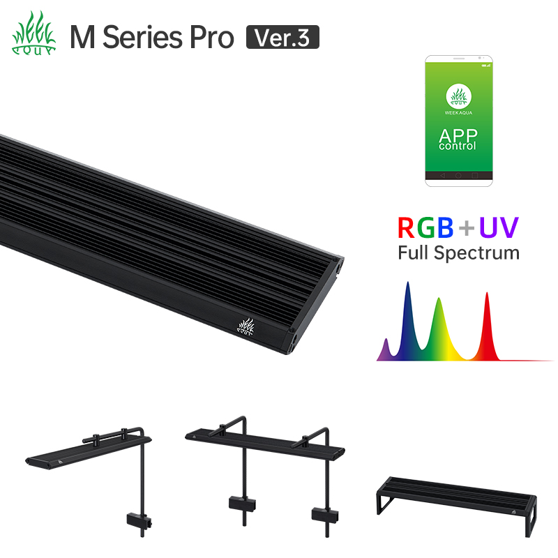 Week Aqua M Series RGB UV LED  - Planted Aquarium Uv Light ulasan dan harga
