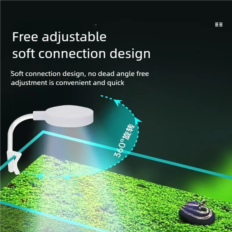 3W LED Clip-On Aquarium Light  - Aquarium Plant Light Spectrum ulasan dan harga