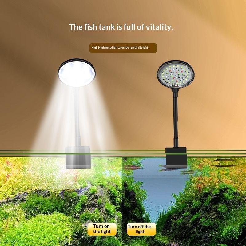 【CC】USB Aquarium LED Lamp Fish - Planted Aquarium Mini ulasan dan harga