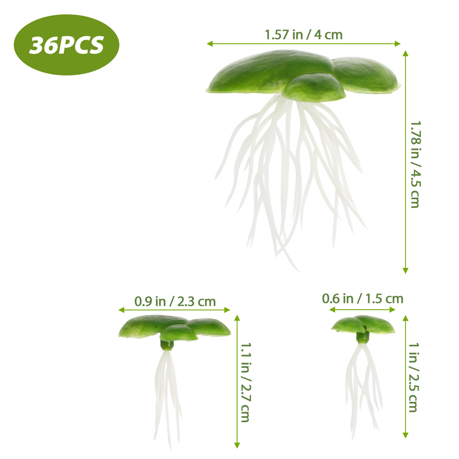 2Packs Fake Duckweed for Aquar - Planted Aquarium Mini ulasan dan harga