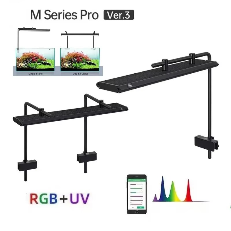 M Series with Bracket RGB+UV F - Planted Aquarium Uv Light ulasan dan harga