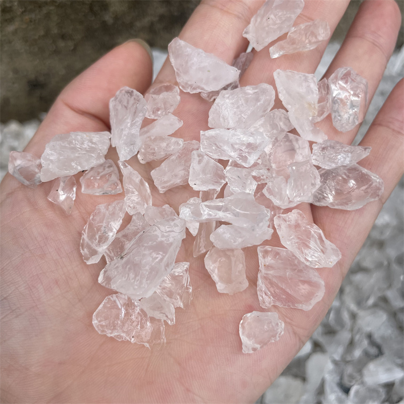 Natural Clear Quartz Stone Cry - Aquarium Sand White ulasan dan harga
