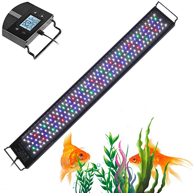 Programmable 8 Colors Auto On  - Aquarium Plant Light Spectrum ulasan dan harga
